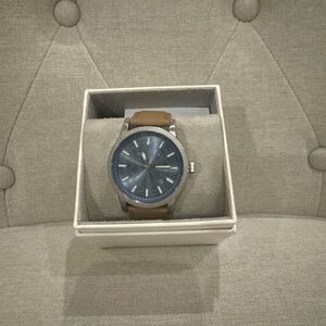 Michael Kors Stylish Blue and Brown Watch
